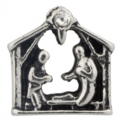 Nativity Scene - Jesus Floating Charm