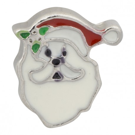 Santa Claus Face Floating Charm