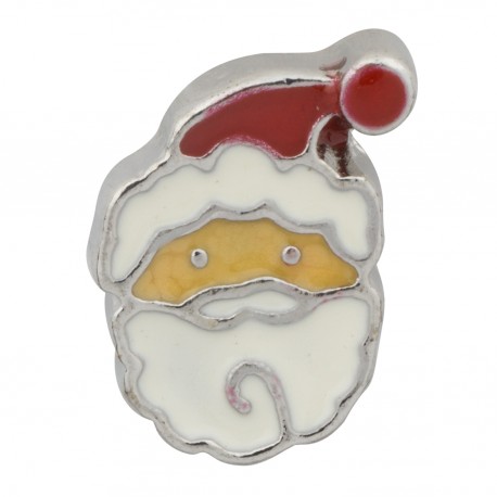 Santa Claus Face Floating Charm