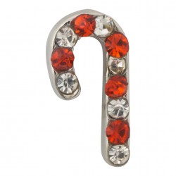 Candy Cane Floating Charm