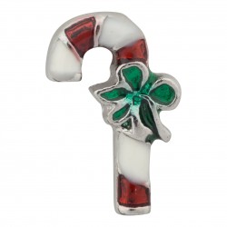 Candy Cane Floating Charm