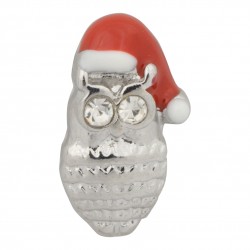 Owl with Hat Floating Charm