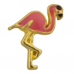 Pink Flamingo Floating Charm