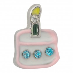 Birthday Cake Floating Charm