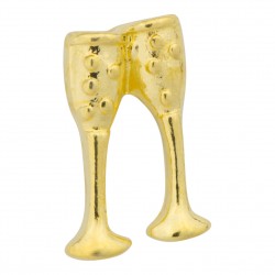 Champagne Flute Floating Charm