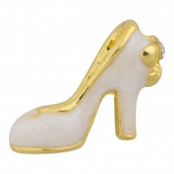 High Heel - White Floating Charm