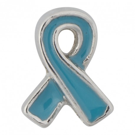 Awareness Ribbon - Turquoise Floating Charm