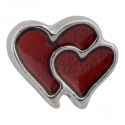 Hearts Floating Charm