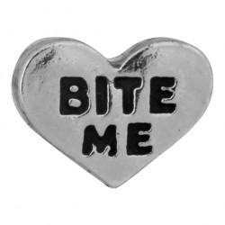 Heart - Bite Me Floating Charm