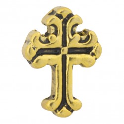 Cross - Gold Floating Charm