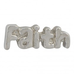 Faith Floating Charm