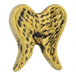 Angel Wings - Gold Floating Charm
