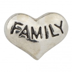 Heart - Family Floating Charm