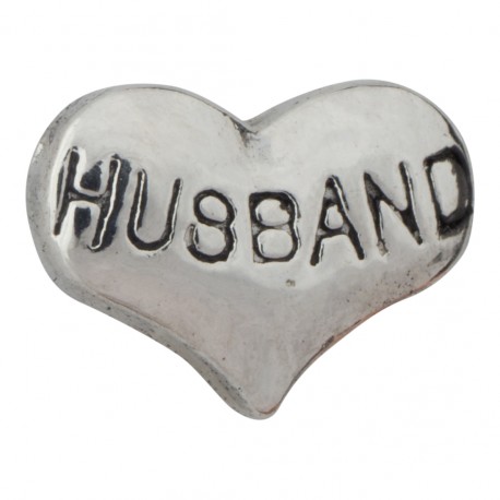 Heart - Husband Floating Charm