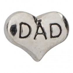 Heart - Dad Floating Charm