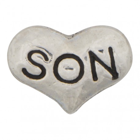 Heart - Son Floating Charm