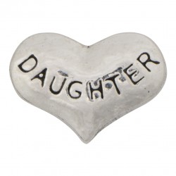 Heart - Daughter Floating Charm