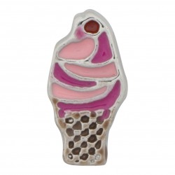 Ice Cream Cone Floating Charm