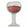 Wine Glass Floating Charm
