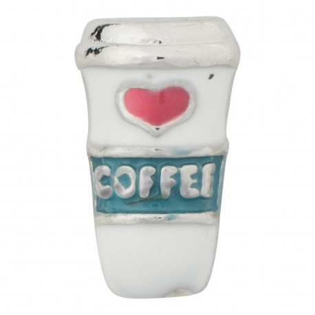 Coffee Cup Floating Charm