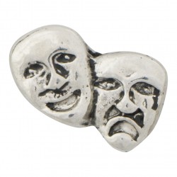 Comedy and Tragedy - Theatre Mask Floating Charm