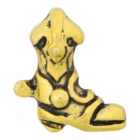 Cowboy Boot - Gold Floating Charm