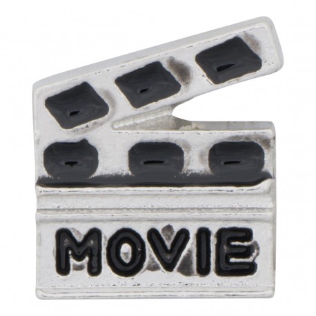 Movie Clapper Board Floating Charm