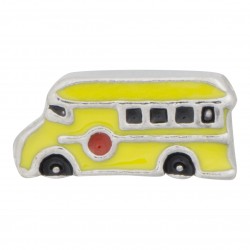 School Bus Floating Charm