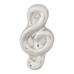 Music - Treble Clef Floating Charm