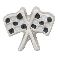Checkered Flag - Racing Floating Charm