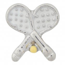 Tennis Rackets Floating Charm