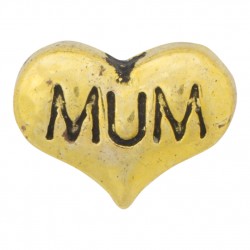 Heart - Mum Floating Charm