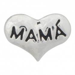Mamá - Heart Floating Charm