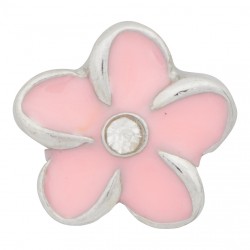 Flower - Pink Floating Charm