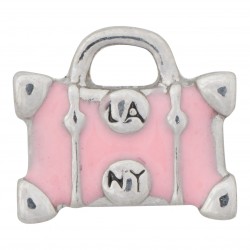 Suitcase - LA to NY Floating Charm