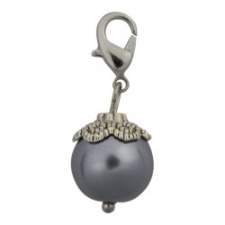 Pearl Dangle - Gray