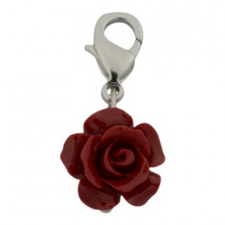 Rose Dangle - Red