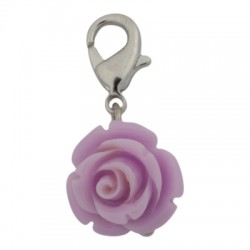 Rose Dangle - Purple