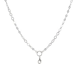 Alternating Flat Oval Chain w/ Jump Ring - 28" 2