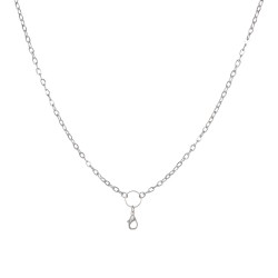 Flat Oval Chain w/ Jump Ring - 28" 2