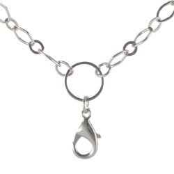 Alternating Flat Oval Chain w/ Jump Ring - 28"