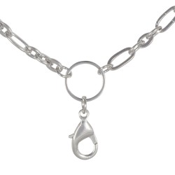 Flat Oval Chain w/ Jump Ring - 28"