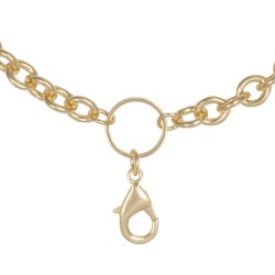 Cable Chain w/ Jump Ring - Gold - 28"
