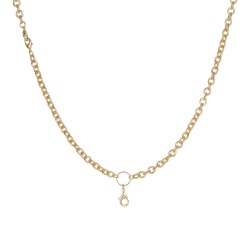 Cable Chain w/ Jump Ring - Gold - 28" 2