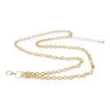 Cable Chain w/ Jump Ring - Gold - 28"
