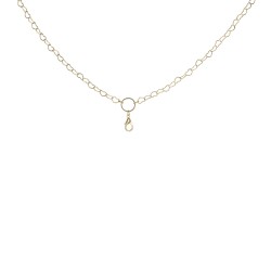 Flat Hearts Chain w/ Jump Ring - Gold - 28" 2