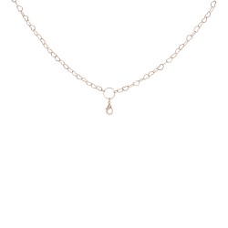 Flat Hearts Chain w/ Jump Ring - Rose Gold - 18" 2