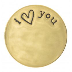 I Love You - Gold - Large