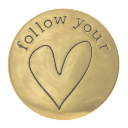 Follow Your Heart - Gold - Large