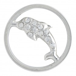 Dolphin w/ Crystals - Large